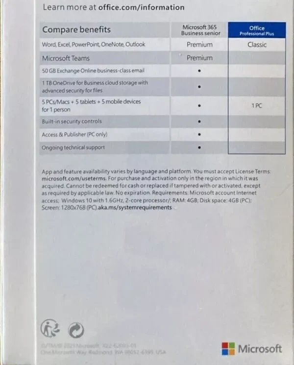 Microsoft Office 2021 Pro Professional Plus USB Flash Package & Activation Key - Image 3