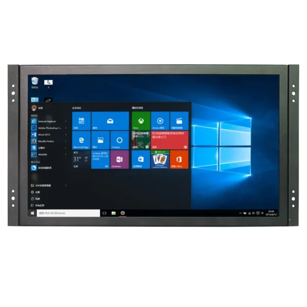 Industrial Metal Shell 15.6 Inch Open Frame Monitor 1366*768 Resolution with VGA/HDMI/USB/AV/BNC Two Speakers