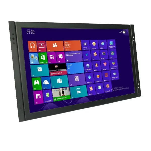 Industrial Metal Shell 15.6 Inch Open Frame Monitor 1366*768 Resolution with VGA/HDMI/USB/AV/BNC Two Speakers - Image 2