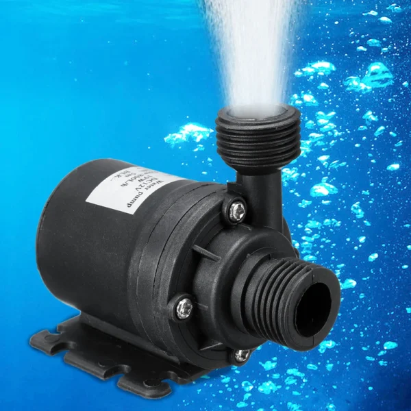 Ultra Quiet Mini DC 12V Lift 5M 800L/H Brushless Motor Submersible Water Pump - Image 3