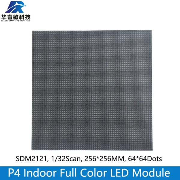 P4 Indoor LED Displays Module 64x64 Pixel,LED video wall Full Color RGB LED Screen Panels,LED Matrix 256mm*256mm - Image 3