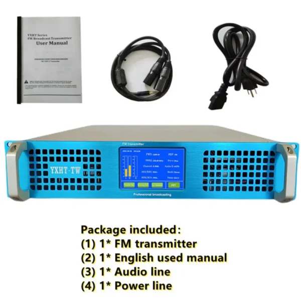 YXHT-TW 300W FM Transmitter Stereo Broadcast Equipment For Radio Station - Image 2