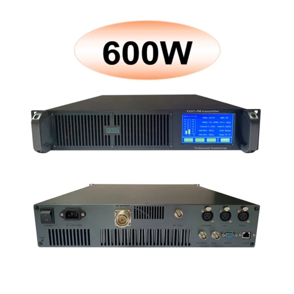 600W FM Transmitter FMT 5.0 Version For School, Church, Radio Stations