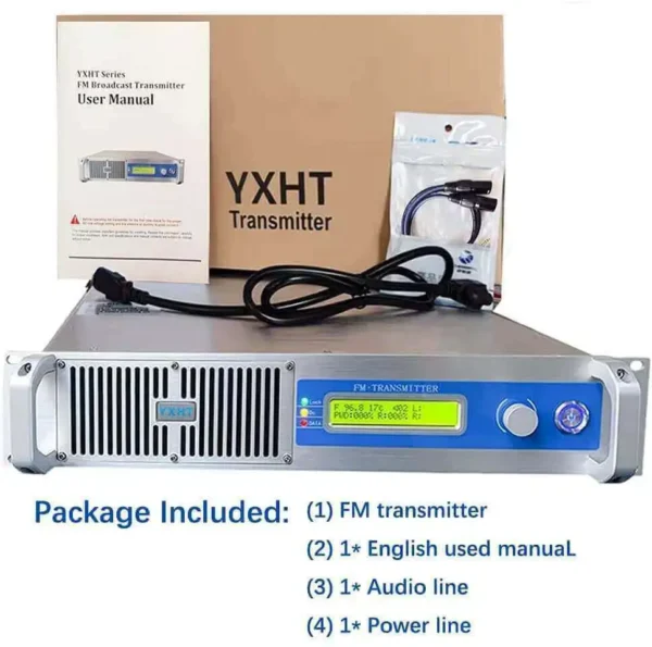 YXHT-1, 1000W FM Transmitter 1KW Stereo Broadcast Equipment For School, Church, Radio Stations - Image 5