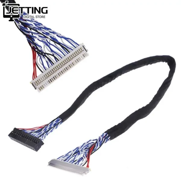 1pc 8 Bit LVDS Cable FIX-30 Pin 2ch For 17 19 22 26 inch LCD/LED Panel Controller 25cm Z17 - Image 2